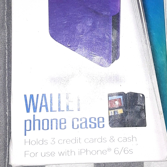 NWT Purple Iphone 6/6s Wallet phone case - Picture 4 of 4
